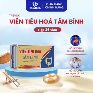 Viên Tiêu hóa Tâm Bình - Hỗ trợ ăn ngon, giảm đầy bụng, khó tiêu, tiêu chảy, táo bón