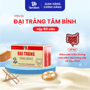 Đại tràng Tâm Bình - Hỗ trợ giảm triệu chứng của viêm đại tràng cấp và mạn tính, đau bụng, đầy hơi, tiêu chảy