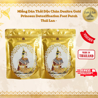 Miếng dán thải độc chân Gold Princess Thái Lan (gói 10 miếng) - SHOP DẦU DOKRAK