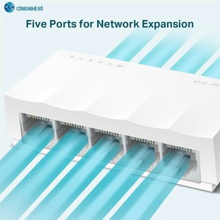 Bộ chia LAN 5 cổng  LS1005 | Switch TP LINK 5 Cổng 10/100Mbps | Chính Hãng bh 24 tHÁNG