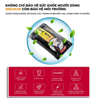 Khăn Lau Giày Cấp Tốc Sneak3r Quick Wipe – Công Nghệ Oxi Action Sạch Siêu Tốc, Không Phai Màu | GigaMax Home