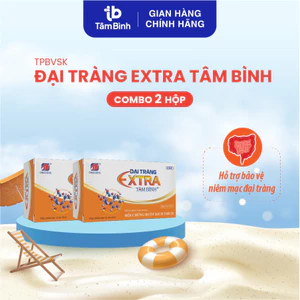 Combo 02 hộp Đại tràng Extra Tâm Bình hỗ trợ viêm đại tràng, bảo vệ niêm mạc hộp 5 vỉ x 12 viên