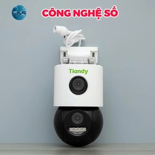 Camera Ngoài Trời 2 Mắt Tiandy WIFI TC-H363N 6MP | Chống Nước | Bảo Hành Chính Hãng 2 Năm