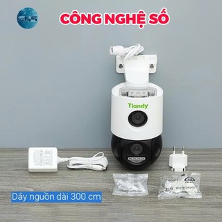 Camera Ngoài Trời 2 Mắt Tiandy WIFI TC-H363N 6MP | Chống Nước | Bảo Hành Chính Hãng 2 Năm