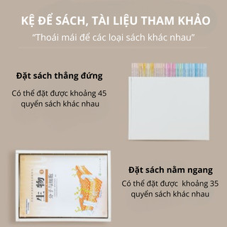 Kệ Tài Liệu Có Bánh Xe LoviOffice 3829 - Khay Đựng Sách Vở Để Bàn Sức Chứa Lớn