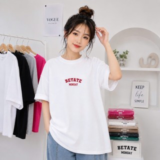 Áo thun phông nữ 3158 chất cotton khô thoáng mát, form rộng tay lỡ THE ONE