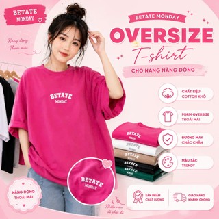 Áo thun phông nữ 3158 chất cotton khô thoáng mát, form rộng tay lỡ THE ONE