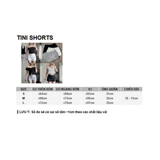 TINI LINEN | Quần short cạp trễ chất linen 2 lớp thoải mái | Bymintt