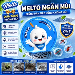 MELTO NGĂN MÙI - Miếng dán nắp cống chống mùi
