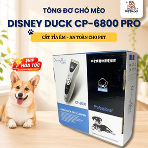 Tông Đơ Cắt Tỉa Lông Chó Mèo Disney Duck CP 6800 Pro Dễ Dàng Sử Dụng, Thoải Mái Cho Pet Pet Kool