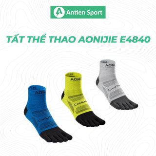 Tất/ vớ xỏ ngón chạy bộ, chạy trail  AONIJIE E4840 cổ cao thể thao năm ngón