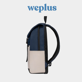 WEPLUS Balo Đựng Laptop Nam Vải Chống Nước 41x30x15cm Balo Du Lịch Nhiều Ngăn Siêu Nhẹ WPB1702