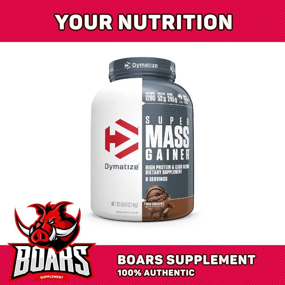 Dymatize Super Mass Gainer (6Lbs/2.7Kg) - Bột Sữa Protein Carb Dạng Bột Chất Lượng