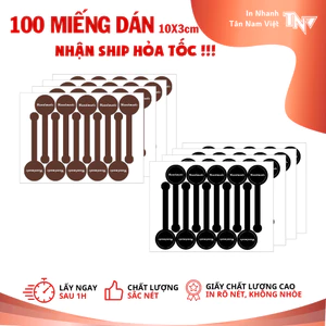 100 TEM DÁN CẢM ƠN CHỐNG NƯỚC