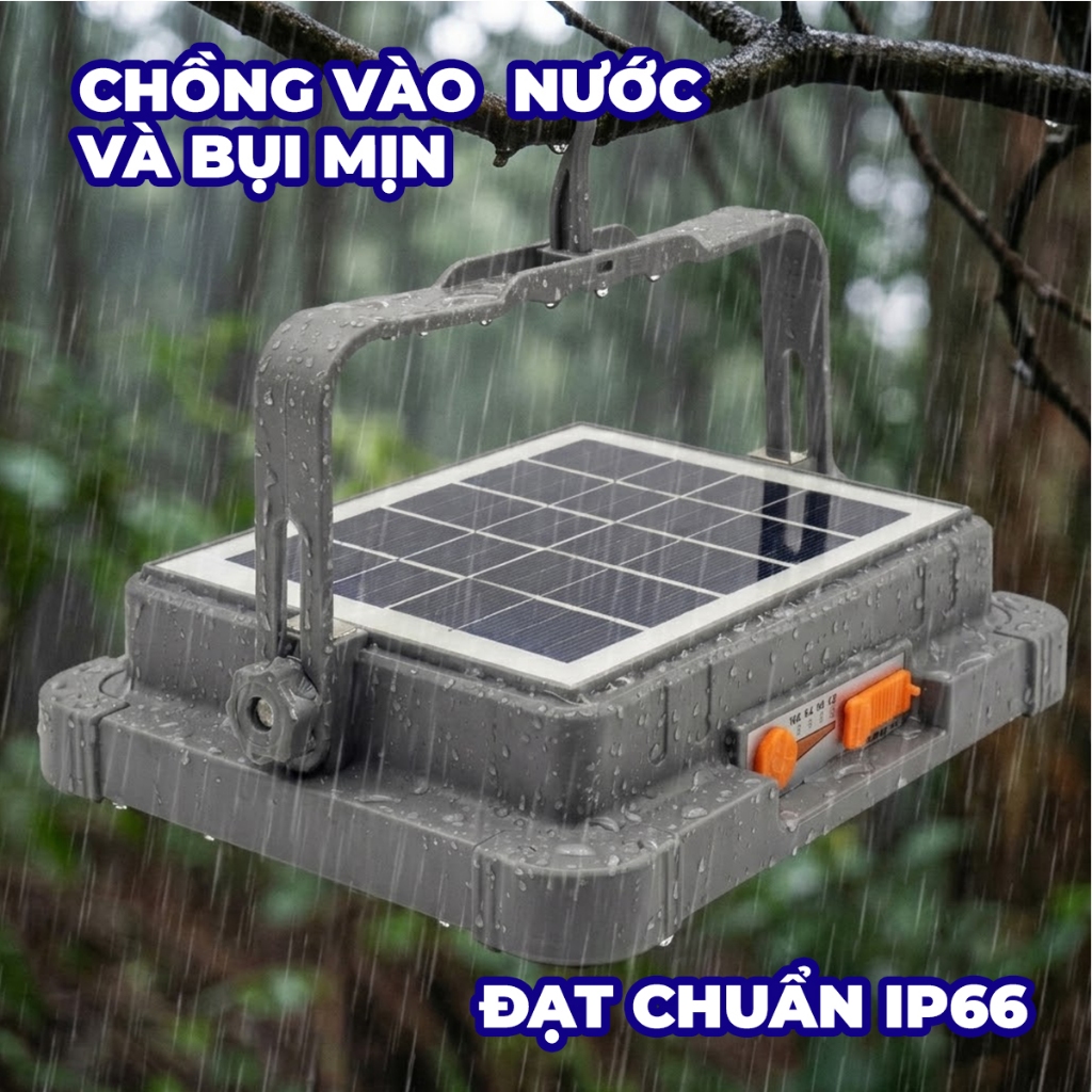 Đèn dự phòng Light Key A8-300, 300W - 4pin đèn năng lượng mặt trời,đèn pha tích điện,chống nước IP66