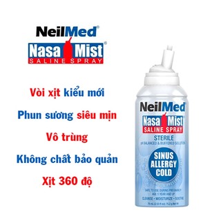 [Mua 2 Tặng 1] Bình Xịt Mũi Neilmed 75ml (Hàng tách set không hộp)