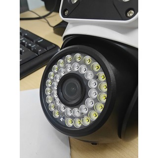 Chính Hãng - Camera Yoosee QT36 2 Mắt 2 Khung Hình, Xoay 360 Độ, Đàm Thoại 2 Chiều, Ban Đêm Có Màu, BH12T, Máy Ảnh