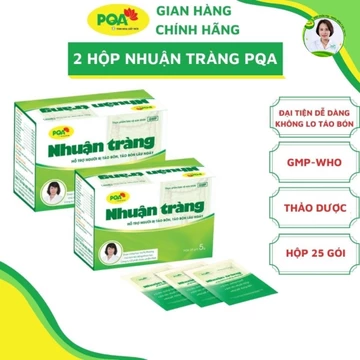 [COMBO 2 HỘP] Nhuận tràng cốm PQA - hỗ trợ giảm táo bón, táo bón sau sinh, táo bón lâu ngày