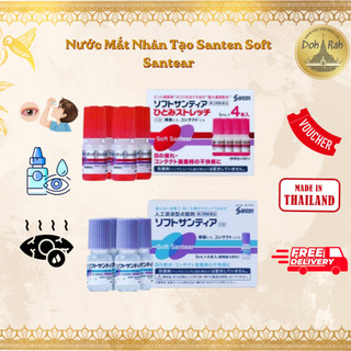 [CHÍNH HÃNG] Nước Mắt Nhân Tạo Santen Soft Santear Giúp Dịu Mắt Mỏi Giảm Khô Mắt  - SHOP DẦU DOKRAK