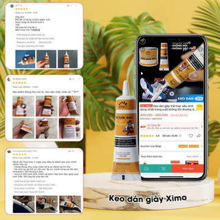 Keo Dán Giày Cao Cấp XIMO KDG06 – Siêu Dính, Chống Nước, Trong Suốt Không Ố Vàng & An Toàn Cho Da | GigaMax Home