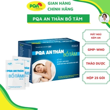 An Thần Bổ Tâm PQA – Hỗ trợ an thần, ngủ ngon, ngủ sâu giấc, giảm mất ngủ khó ngủ