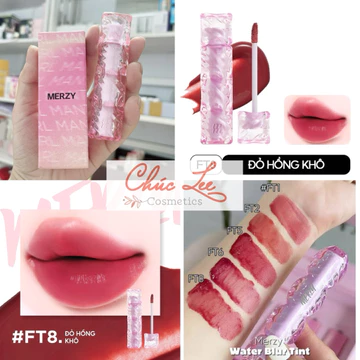 [New]Son Tint Lì Merzy Water Fit Blur Tint #FT8 Pink Blush