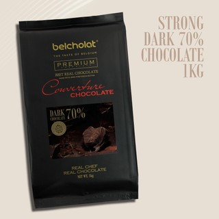 Socola Couverture Belcholat Strong Dark 70% Cacao 100% Bơ Cacao Làm Bánh Phủ Bánh Ganache Bonbon L2