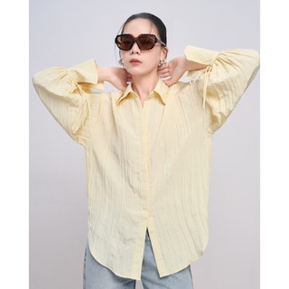 Áo Sơ Mi Nữ FLENTIL Tay Cách Điệu Thanh Lịch GOÛT DE JUN