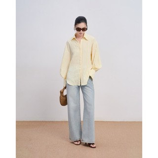 Quần Jeans Nữ FINRIC Wash Ống Suông Basic GOUT DE JUN