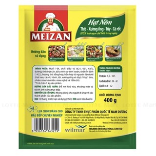 [Chính hãng] COMBO 2 gói MEIZAN hạt nêm vị heo 400g