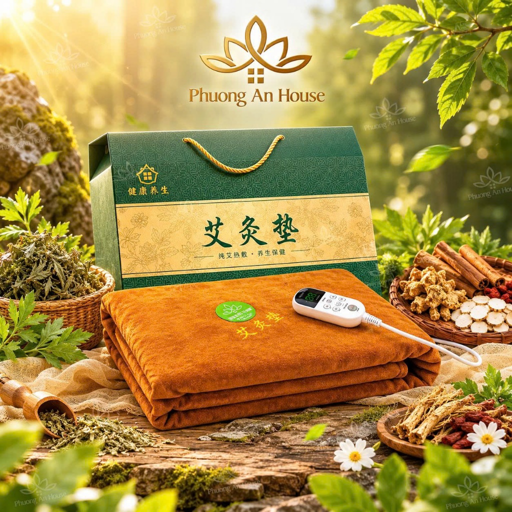 Thảm ngải cứu thảo dược giảm đau nhức