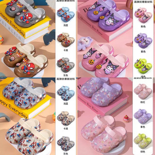 Sục quai trong suốt cho bé trai bé gái in 3D chất liệu TPE siêu mềm êm chân