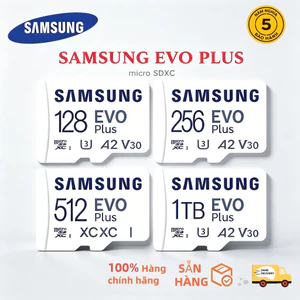 Samsung Evo Plus Micro SD Card 128G/256G/512G/1TB Bảo hành 5 năm.