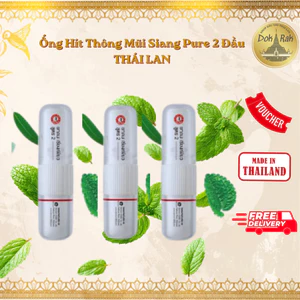 Ống Hít Thông Mũi Siang Pure Ông Già Đỏ Chuẩn Thái Lan 2cc Thái Lan - SHOP DẦU DOKRAK