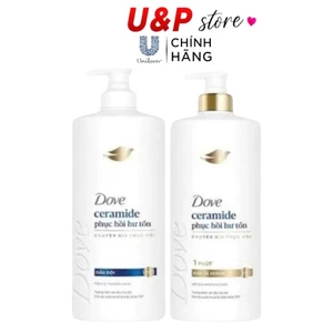 Kem xả, dầu gội phục hồi tóc Dove Phục Hồi Hư Tổn 610g, 640g