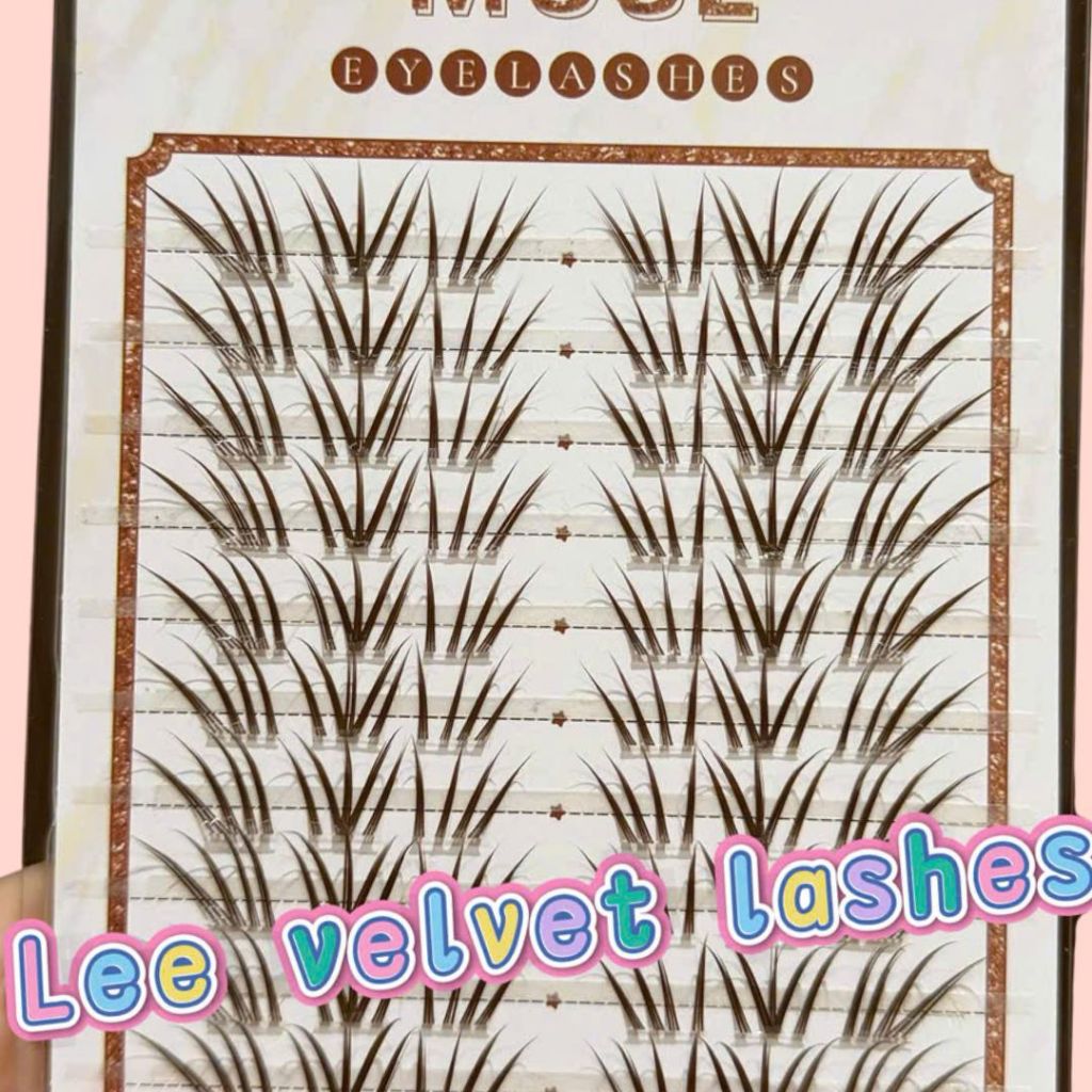 LeeVelvetLashes-mi nâu muse -MI NÂU B27 Chất liệu mềm mại, mi giả sắc sảo nổi bật