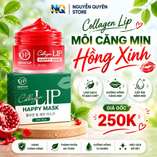 Happy Mask Lip Care – Mặt Nạ Ngủ Môi Collagen - Nguyễn Quyên store