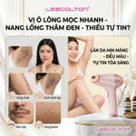 Máy triệt lông lạnh 9 MỨC mini vĩnh viễn LESCOLTON  tích hợp 3 chức năng triệt lạnh,trẻ hóa da, hỗ trợ trị thâm 2026 — ảnh 3