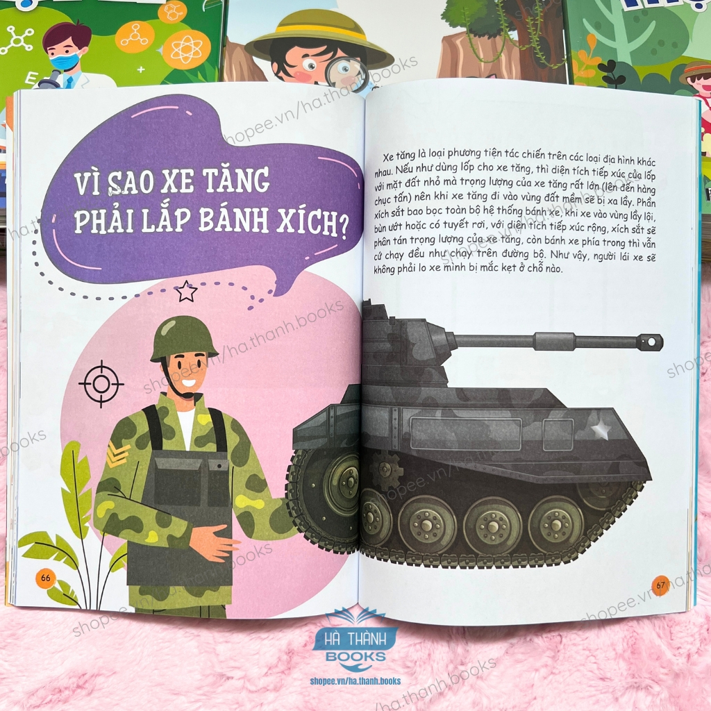 Bộ Sách 10 Vạn Câu Hỏi Vì Sao Cho Bé Khám Phá Vũ Trụ Động Vật Thực Vật Vật Lý - Phiên Bản Mới Nhất