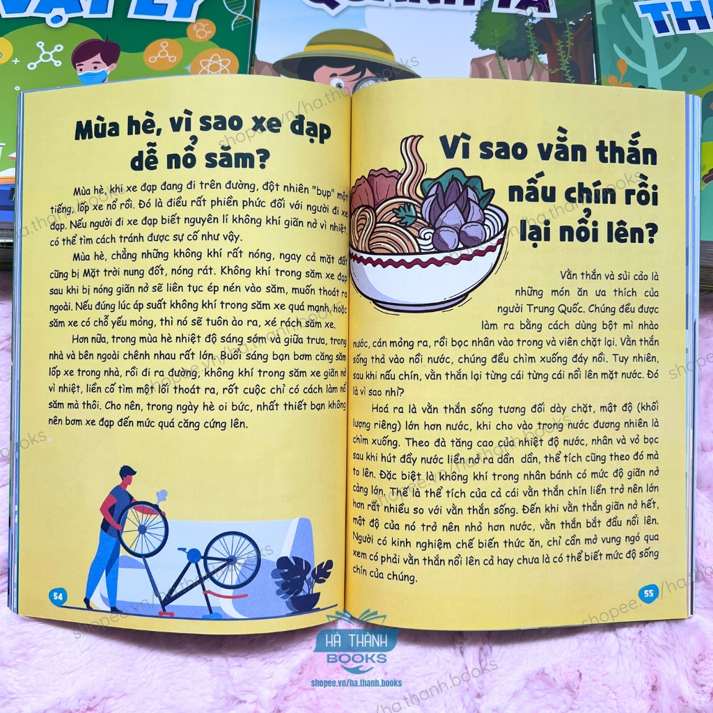 Bộ Sách 10 Vạn Câu Hỏi Vì Sao Cho Bé Khám Phá Vũ Trụ Động Vật Thực Vật Vật Lý - Phiên Bản Mới Nhất