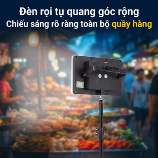 Đèn pha led tích điện 432 hạt đèn siêu sáng pin lớn chống nước IP68 Ánh đèn chợ đêm đèn lồng cắm trại