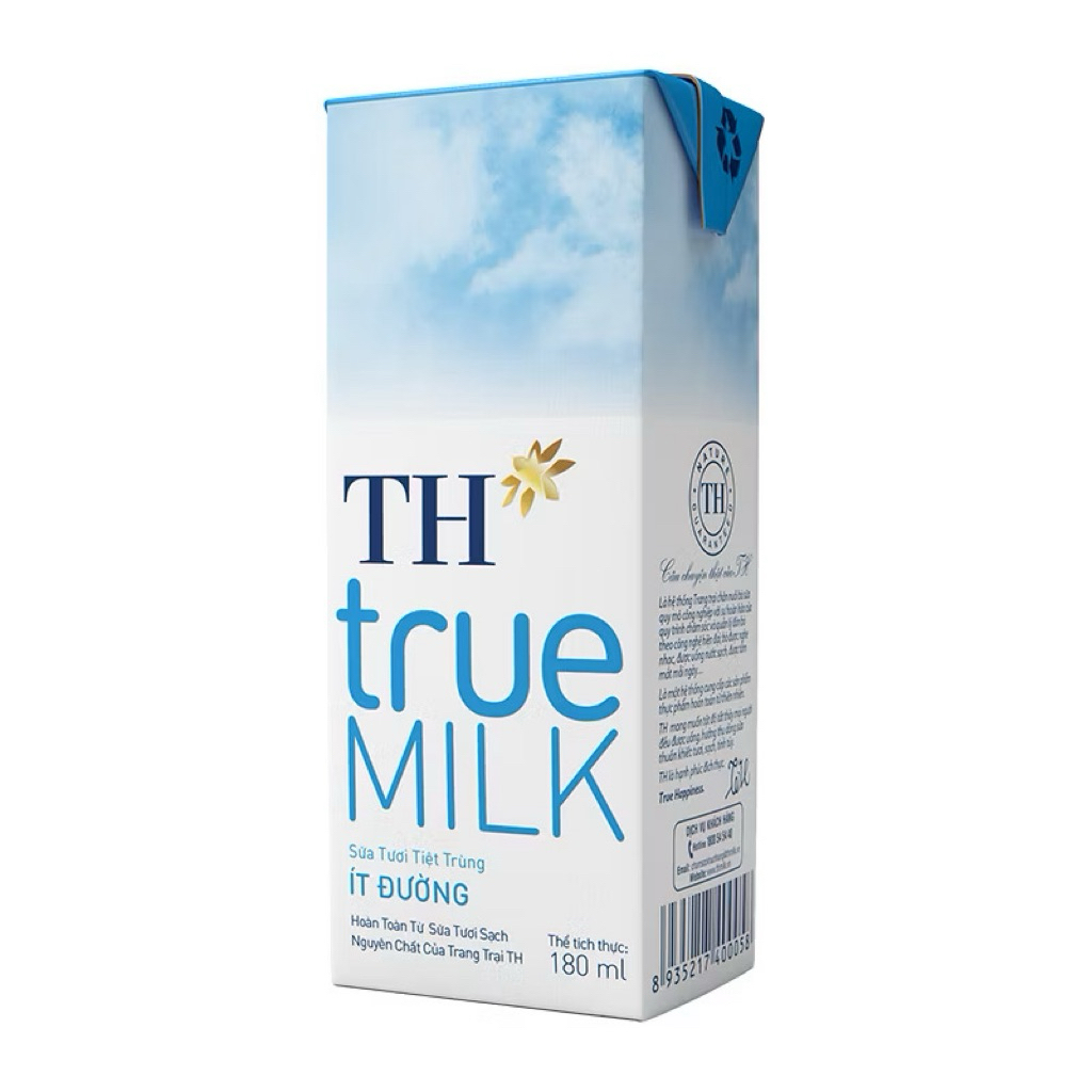 Sữa tươi TH 180ml/ các vị thơm ngon bổ dưỡng