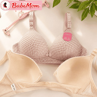 Áo lót mặc bầu, sau sinh chống chảy xệ cho bé bú BabiMom,chất su tăm mềm mịn,thoáng khí, hàng Loại1- CARO 226