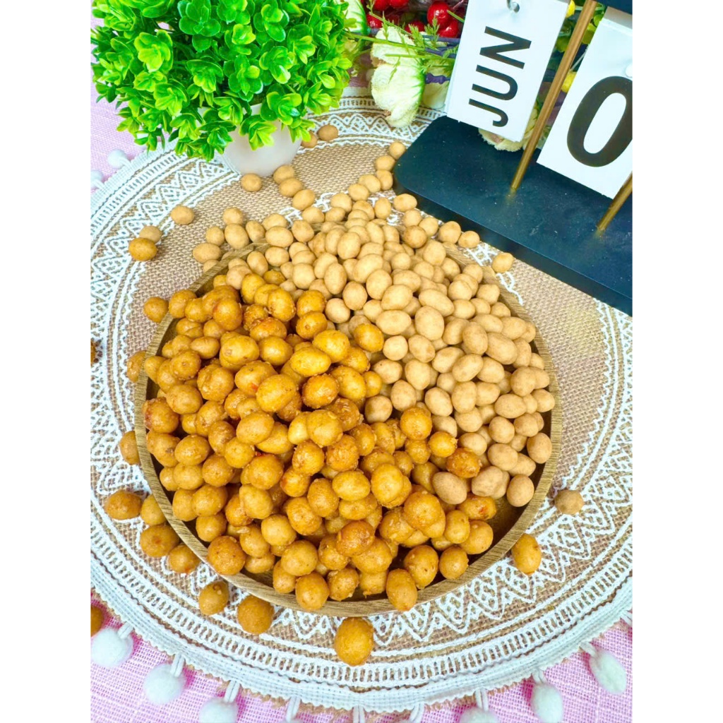 1Kg Đậu Da Cá Mix 2 Vị ( Da Cá Cốt Dừa + Da Cá Tỏi Ớt)  Giòn Rụm Thơm Ngon - HÀNG TÚI ZIP