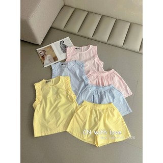PHẠM THÙY SHOP: SET BỘ ÁO THÔ SÁT NÁCH MIX QUẦN SHORT TRƠN