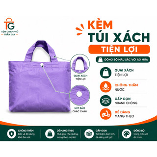 Áo Mưa Bít Một Người Form Rộng Che Kín Toàn Thân Chất Liệu PVC Chống Thấm Nước