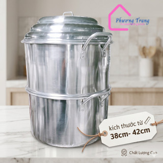 [CHÍNH HÃNG] CHÕ HẤP ĐỒ XÔI NHÔM SIZE 38cm-40cm-42cm-44cm TRƯỜNG THÀNH CAO CẤP HẤP 11-13KG GẠO, LOẠI 1 DÀY- Phương Trang