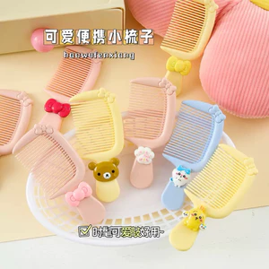 Lược mini gắn charm dễ thương nhỏ gọn, tiện lợi - Phụ kiện tóc