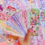 Set 100 tờ sticker mini trang trí nhiều màu sắc cho bé(HN)