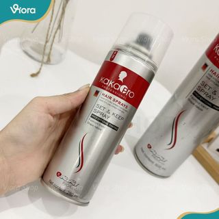 (MUA 600ml TẶNG 280ml) Gôm Xịt Giữ Nếp Tóc KAKAPRO Không Bết Dính, Dùng Cho Nam Và Nữ - VIORA SHOP